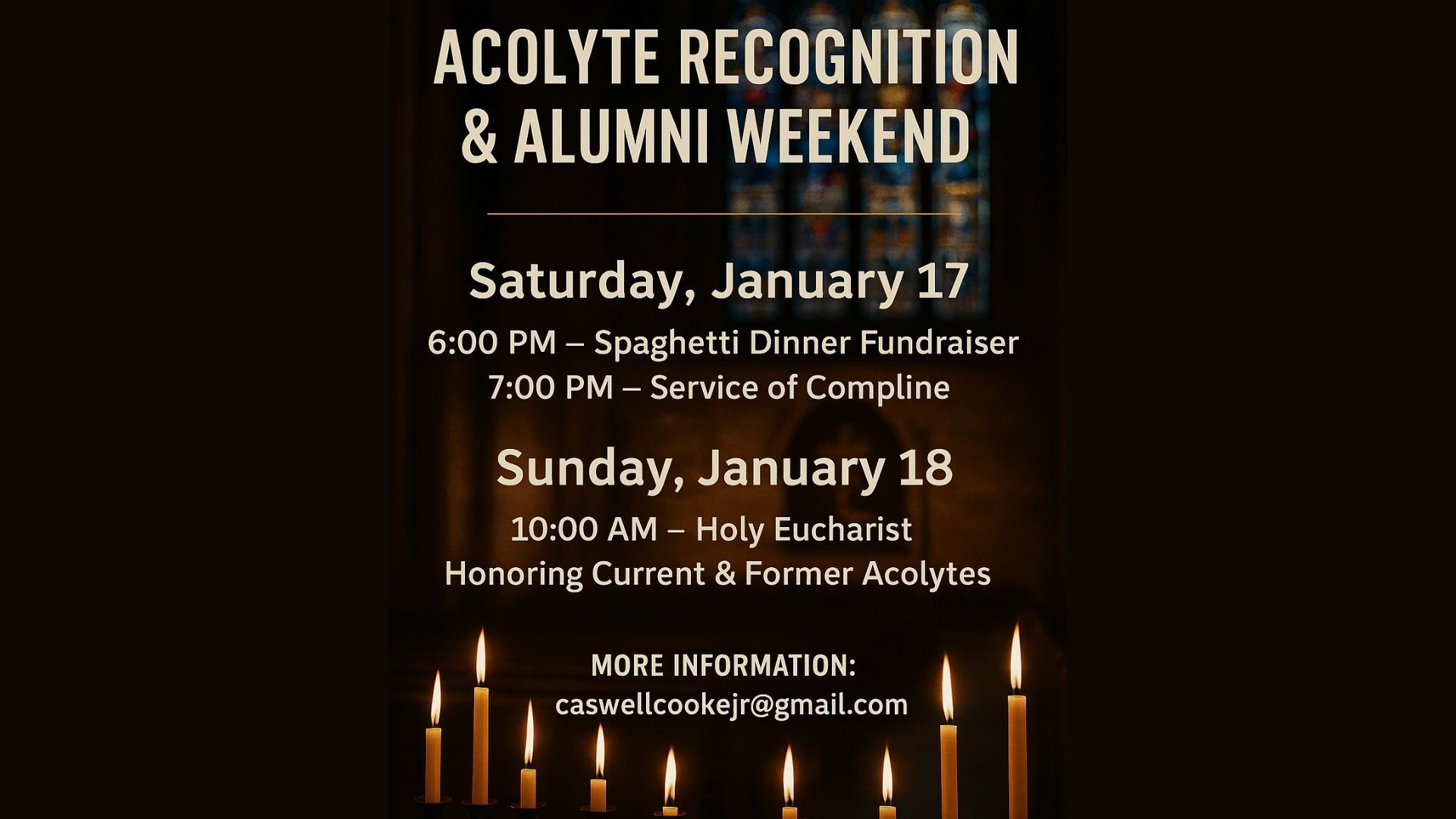acolyte dinner (Calendar)