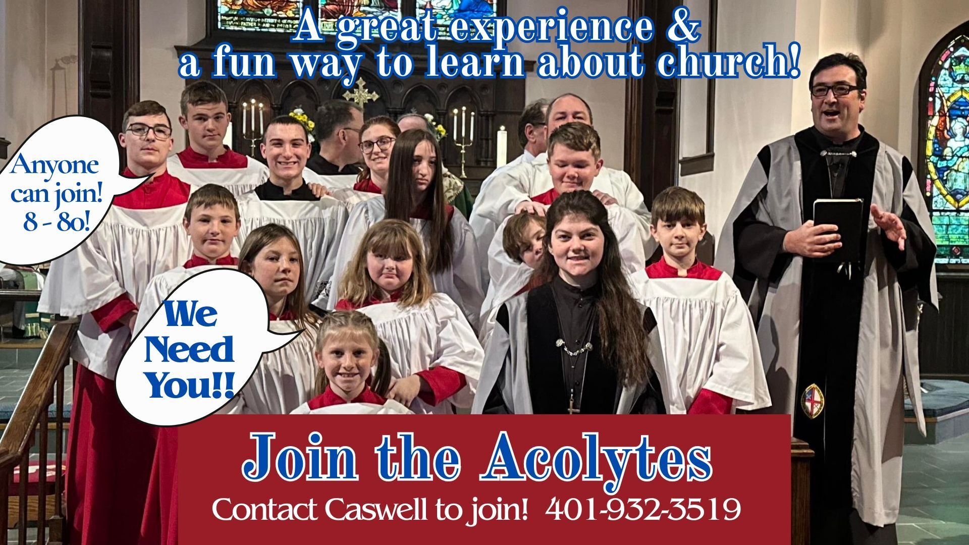 acolytes needed (Calendar)
